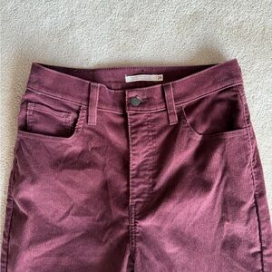 Burgundy Levi’s Corduroy Pants